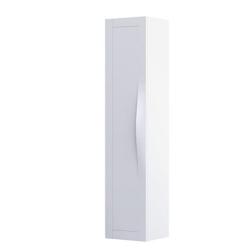 Enchant Wall Hung 1 Door Column Unit 350mm Matt White