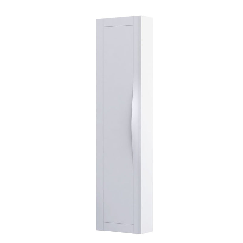 Enchant Wall Hung 1 Door Column Unit 400mm Matt White