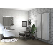 Enchant Wall Hung 1 Door Column Unit 400mm Matt White - view 2