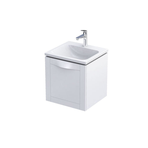 Enchant Wall Hung 1 Drawer Basin Unit 500mm Matt White