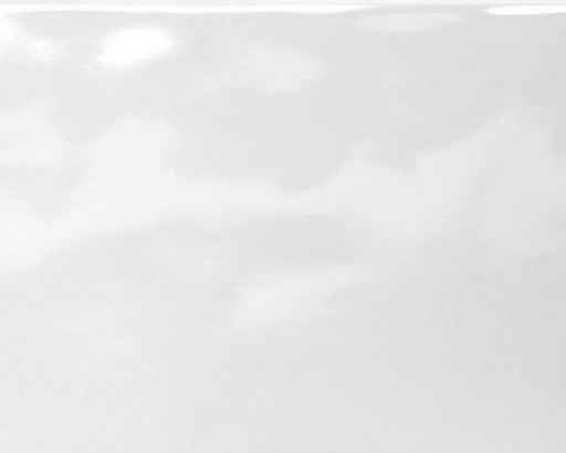 White bumpy gloss ceramic wall tile 200x250mm