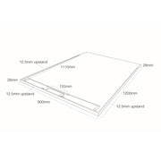 Essential Pro Deck Edge concealed drainage channel with adjustable factory fitted waste