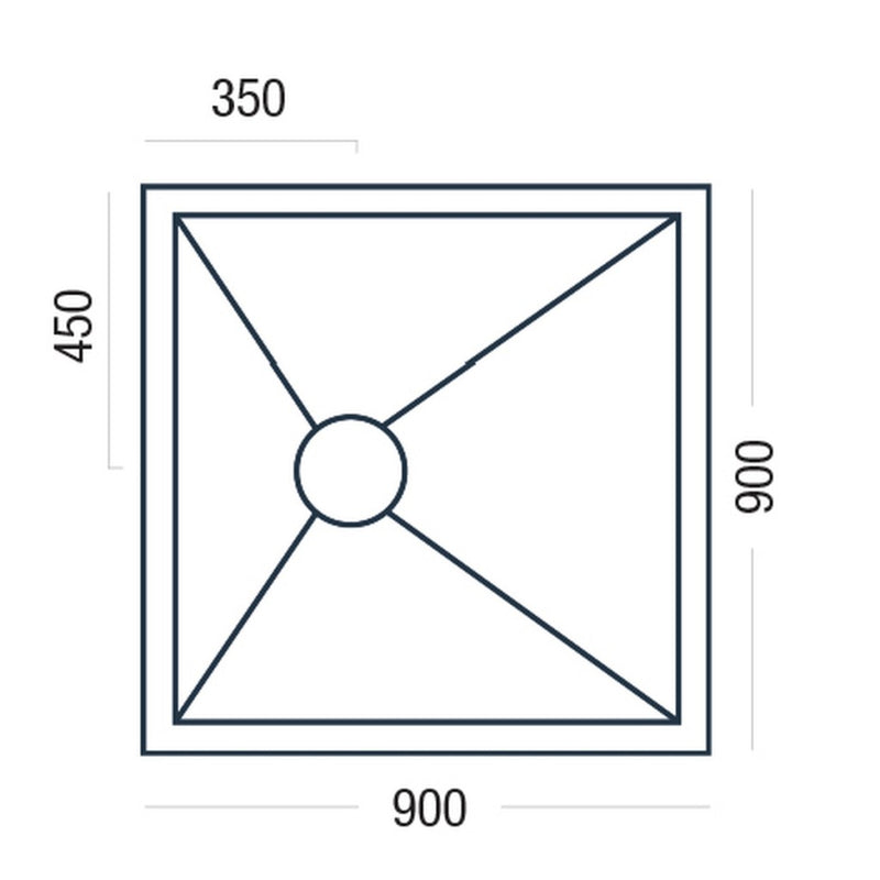 Essential Pro Deck level access wet room floor former surface detail