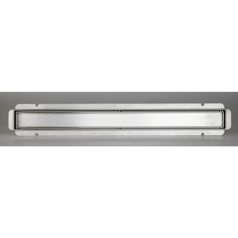 Essential slimline linear drain low mini outlet for tiled wet room floors