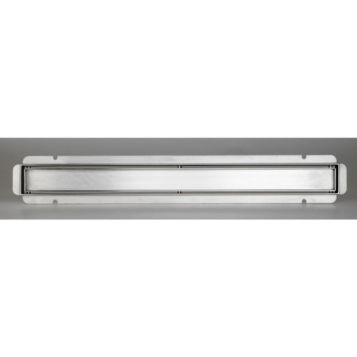 Essential slimline linear drain low mini outlet for tiled wet room floors