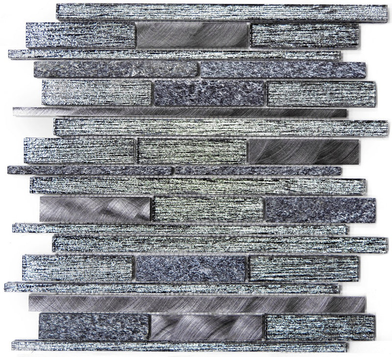 Estero black linear sheet 298x310mm - view 2