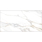 Estero calacatta gold marble effect tile 600x1200mm - view 2