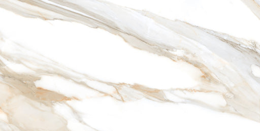Estero Gold Marble Effect Matt Porcelain Wall & Floor Tile 300x600mm