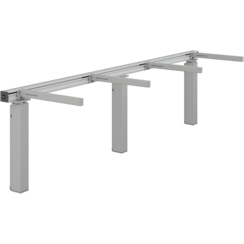 Pressalit INDIVO Wash Basin Lift, 3 Actuators, Grey, for Worktop 2001-2400mm (RK1453202)