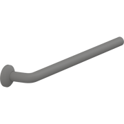 Pressalit PLUS Handrail Section 608mm with Wall Rosette Anthracite RT321112