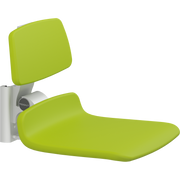 Pressalit PLUS Replacement Shower Seat 450 incl. Backrest, Manually Height Adjustable, Lime Green (R7124277)