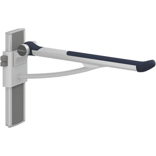 Pressalit PLUS Support Arm 700mm Adjustable Left Hand Dark Blue R370370108