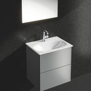 Grohe Essence Basin Mixer Tap 23463001 chrome on basin lifestyle