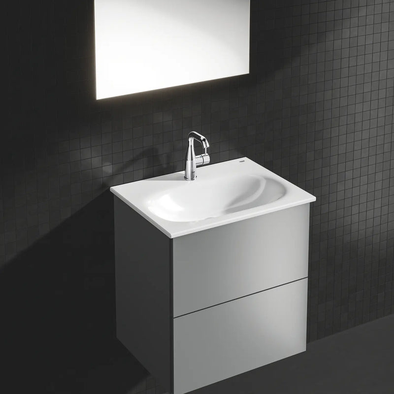 Grohe Essence Basin Mixer Tap 23463001 chrome on basin lifestyle