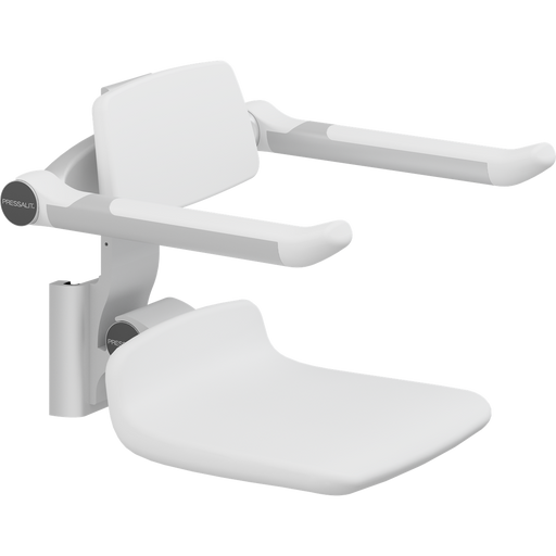 Pressalit PLUS Replacement Shower Seat 310 Height-Adjustable White R7034000