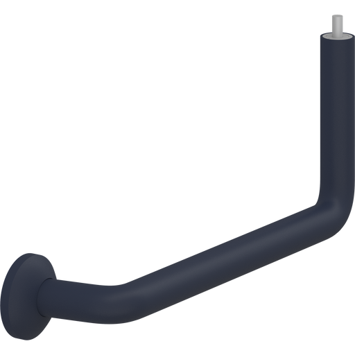 Pressalit PLUS Angled Tube Piece, 400 x 154mm, Right, Dark Blue (RT340108)