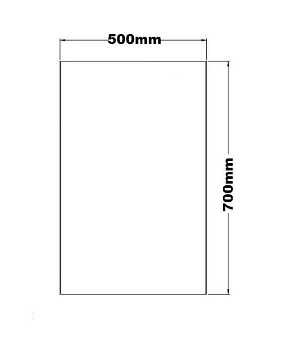 Kartell K-VIT Fine 700 x 500mm LED Mirror Cabinet (MIR104)