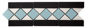Fort Myers emerald green victorian style tile 285x93mm - view 2