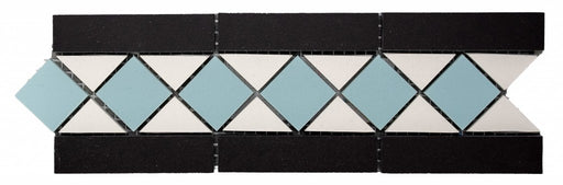 Fort Myers emerald green victorian style tile 285x93mm - view 2