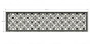 Fort Myers grey mixed victorian pattern tile 338x338mm - view 3