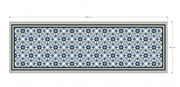 Fort Myers ocean blue victorian pattern tile 338x338mm - view 3