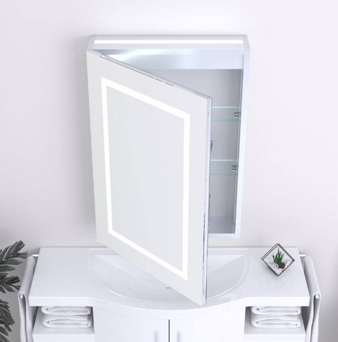 Kartell K-VIT Frame 700 x 500mm LED Mirror Cabinet (MIR103)