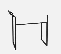 Kartell K-VIT Kore 600mm Wall Mounted Drawer Unit, Basin & Frame - Matt Dark Grey  (KOR600WM-G KOR600BASIN KOR-FRAME)