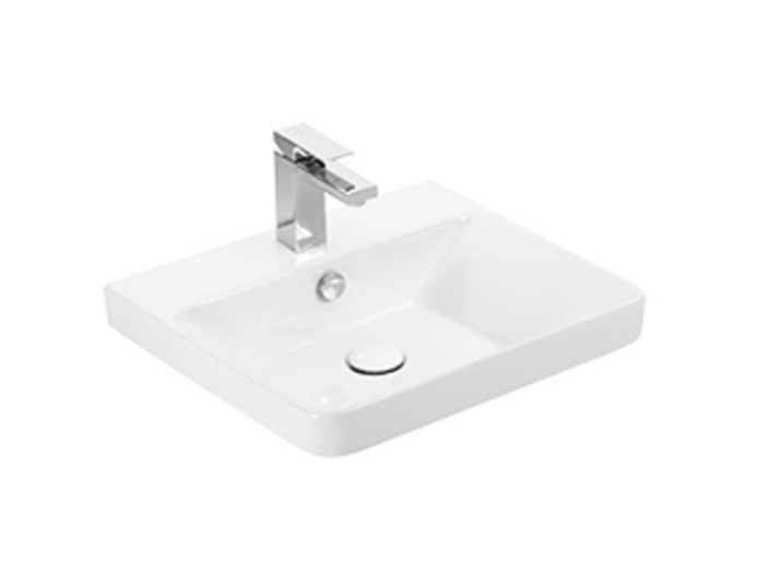 Kartell K-VIT Arc 600mm Floor Standing 2 Drawer Unit & Ceramic Basin- Matt Graphite (ARC600FS-G FUR149ME)