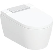 Geberit AquaClean Sela wall hung shower toilet in chrome