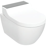 Geberit AquaClean Tuma Comfort wall hung shower toilet in black glass