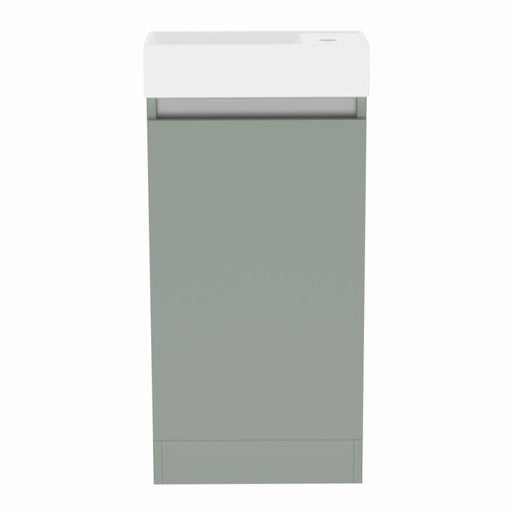 Gloucester Floor Standing 400mm Single Door Basin Unit Sage Green