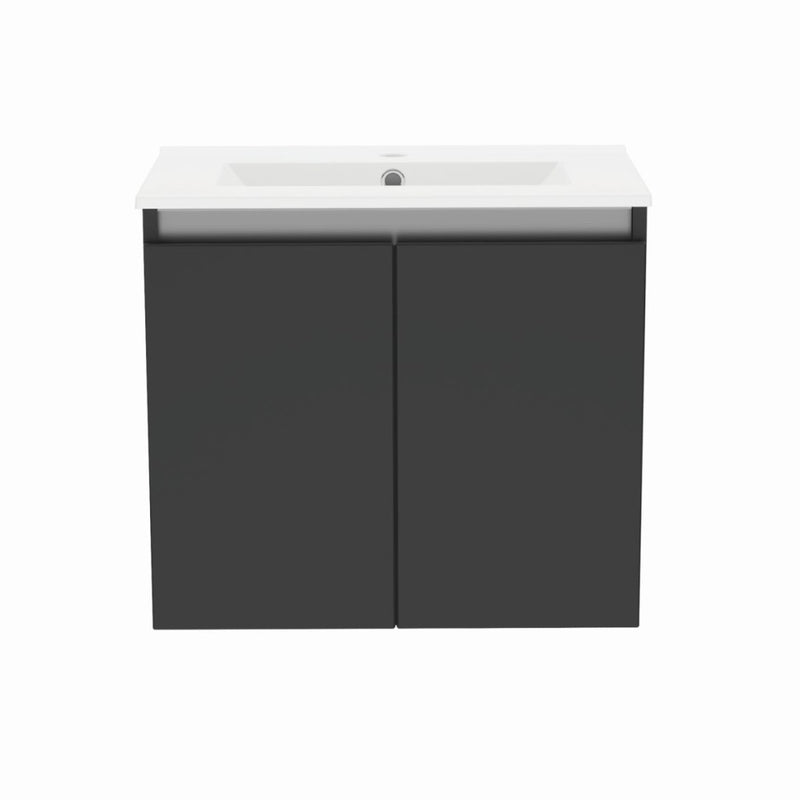 Gloucester Wall Hung 600mm 2 Door Basin Unit Grey Mist