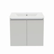 Gloucester Wall Hung 600mm 2 Door Basin Unit Pearl Grey