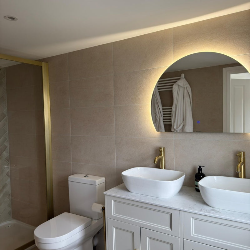 Gothenburg LED Mirror, Touch Switch, Demister Pad 800 x 600mm