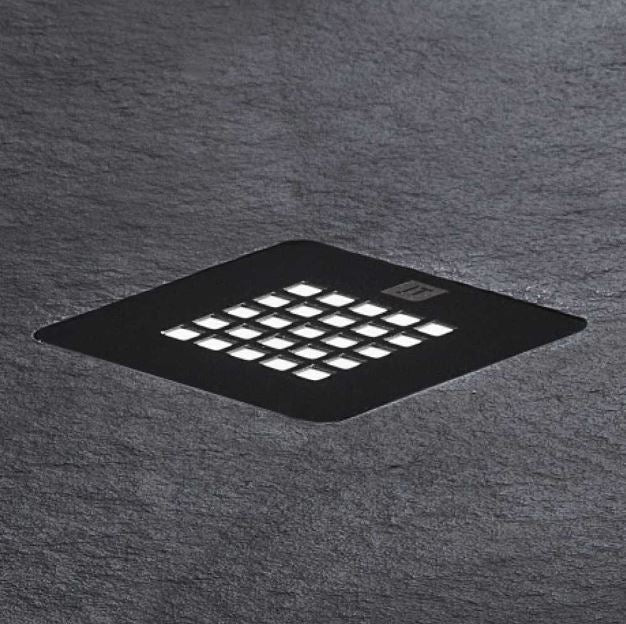 Kartell K-VIT Naturals Stone Effect Graphite Shower Tray 1600x900mm (STOR1609GP)