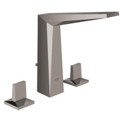 Grohe Allure Brilliant three-hole basin mixer high spout 20344A00 in Hard Graphite