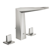 Grohe Allure Brilliant three-hole basin mixer high spout 20344DC0 in SuperSteel