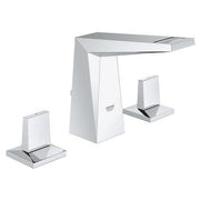 Grohe Allure Brilliant three-hole basin mixer low spout 20342000 in StarLight Chrome