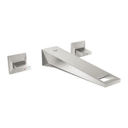 Grohe Allure Brilliant wall-mounted three-hole basin mixer L-Size 20348DC0 in SuperSteel