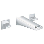 Grohe Allure Brilliant wall-mounted three-hole basin mixer M-Size 20346000 in StarLight Chrome