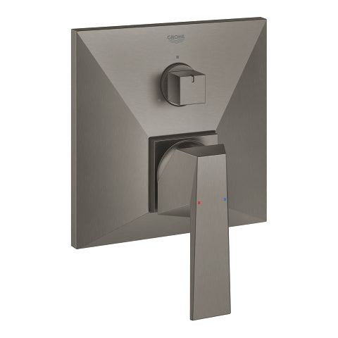 Grohe Allure Brilliant three-way diverter trim 24099AL0 in Brushed Hard Graphite
