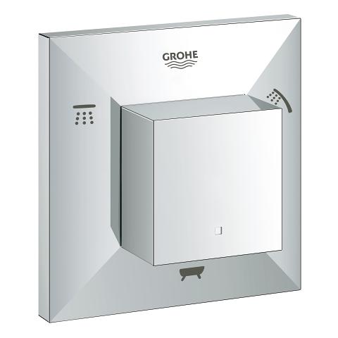 Grohe Allure Brilliant five-way diverter trim 19798000 in StarLight Chrome