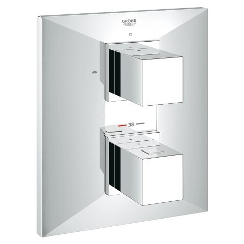 Grohe Allure Brilliant thermostatic bath trim for Rapido 19792000 in StarLight Chrome