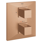 Grohe Allure Brilliant thermostatic bath trim for Rapido 19792DL0 in Brushed Warm Sunset