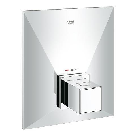 Grohe Allure Brilliant thermostatic trim for Rapido central 19887000 in StarLight Chrome