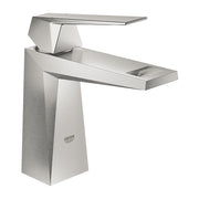 Grohe Allure Brilliant basin mixer M-Size smooth body 23033DC0 in SuperSteel