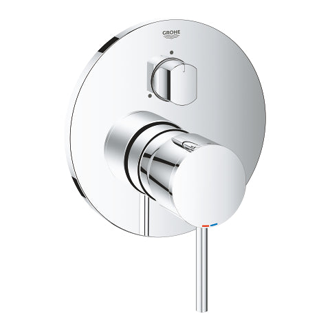 Grohe Atrio New concealed three-way diverter trim set 24096003 in StarLight Chrome