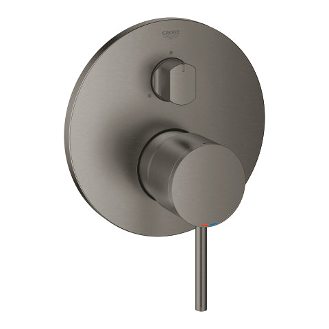 Grohe Atrio New concealed three-way diverter trim set 24096AL3 in Brushed Hard Graphite