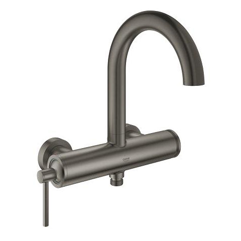 Grohe Atrio New single-lever exposed bath mixer 32652AL3 in Brushed Hard Graphite
