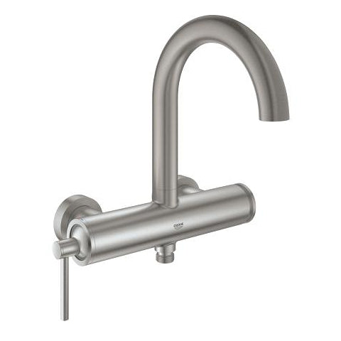 Grohe Atrio New single-lever exposed bath mixer 32652DC3 in SuperSteel